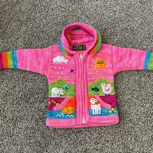 American south side knit sweater. Size 2t